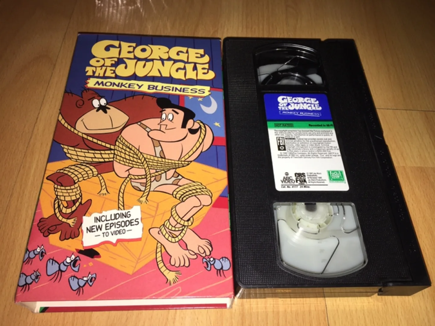 (All 4 for $20) 4 George of the Jungle VHS Tapes image indicator(3)