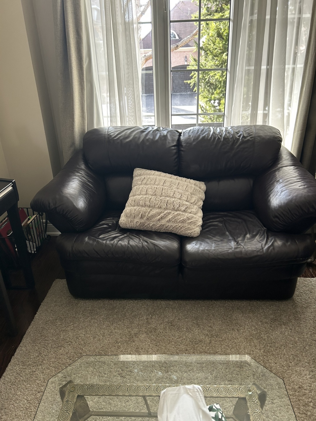 Genuine Leather Sofa & Loveseat Set. Best offer - photo 2