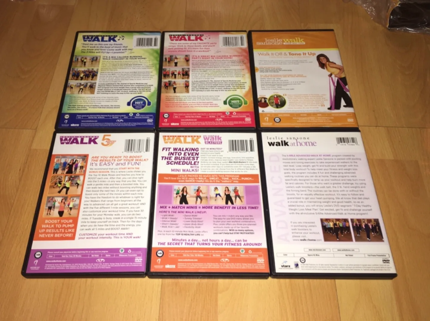 (All 6 for $10) Leslie Sansone Walk at Home Workout DVDs image indicator(2)
