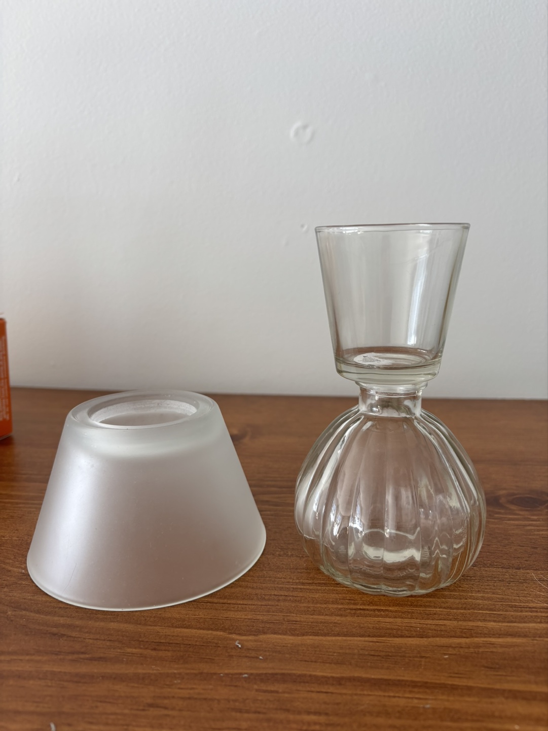 Glass Candleholder Lamp - photo 2