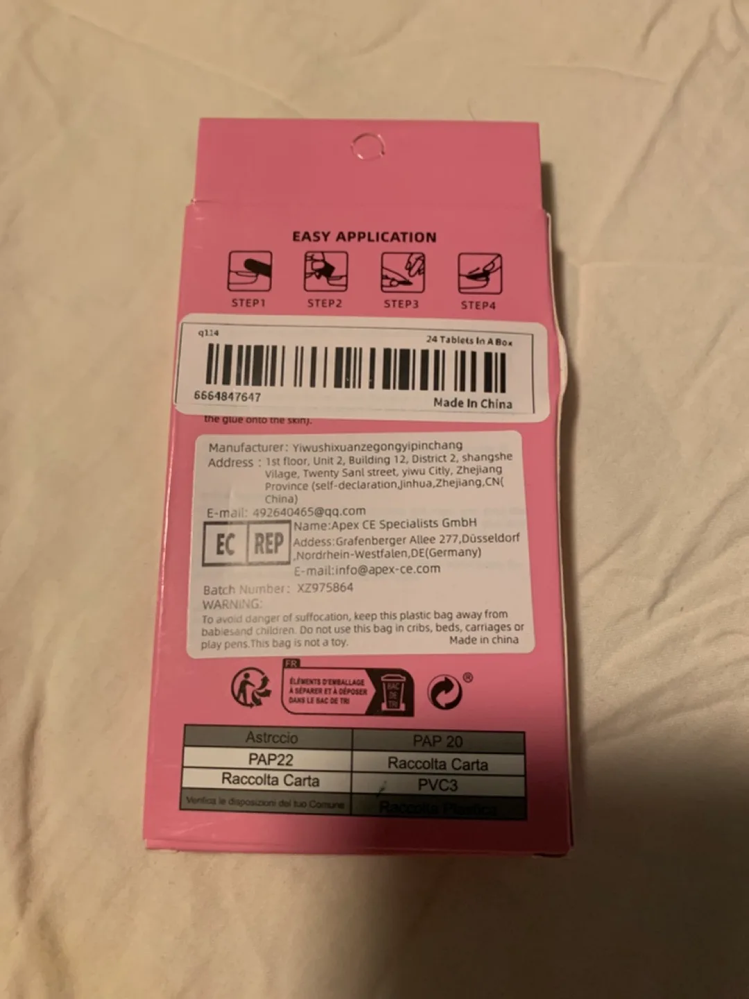 💚 24pcs False Nails - Black and Peach Gradient image indicator(2)