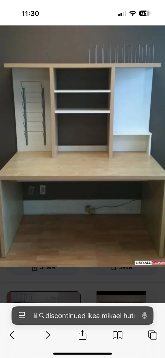 💚 IKEA Mikael desk + hutch discontinued image indicator(6)