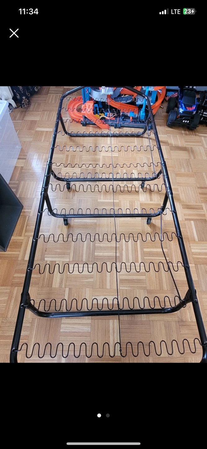 Single Folding bed frame with Single Tri-fold Mattress