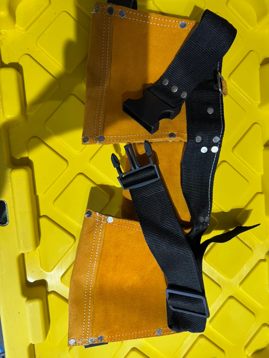 MASTERCRAFT CAPENTERS TOOL BELT SUEDE ADJUSTABLE NYLON BELT NEW image indicator(5)