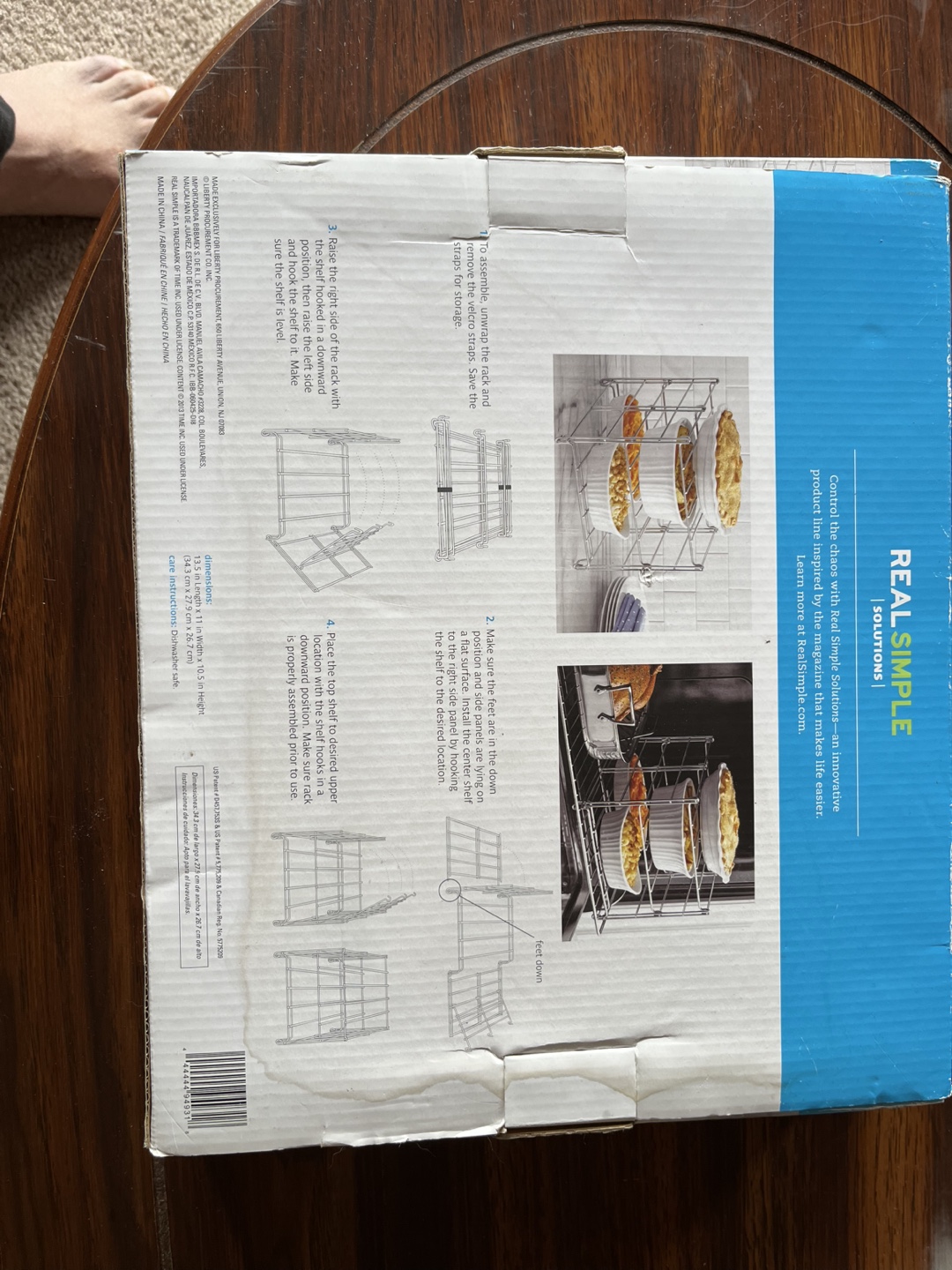 Real Simple Solutions 3-Tier Adjustable Oven Rack - photo 2