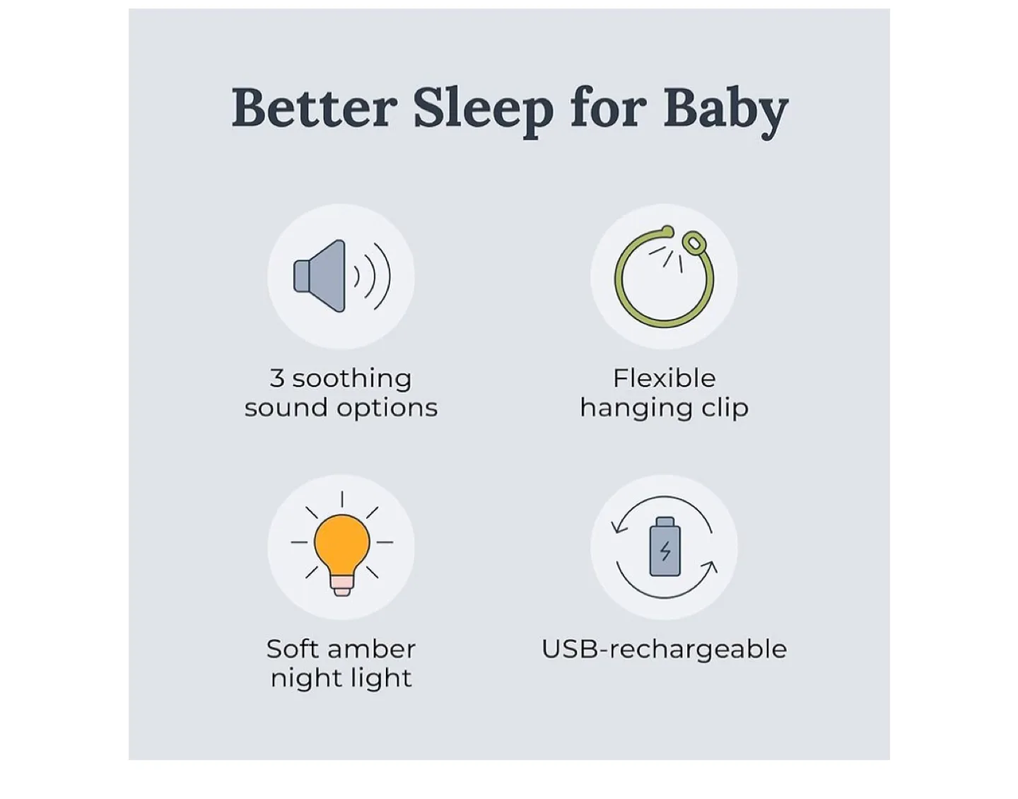 Yogasleep Hushh portable sound machine for baby image indicator(5)
