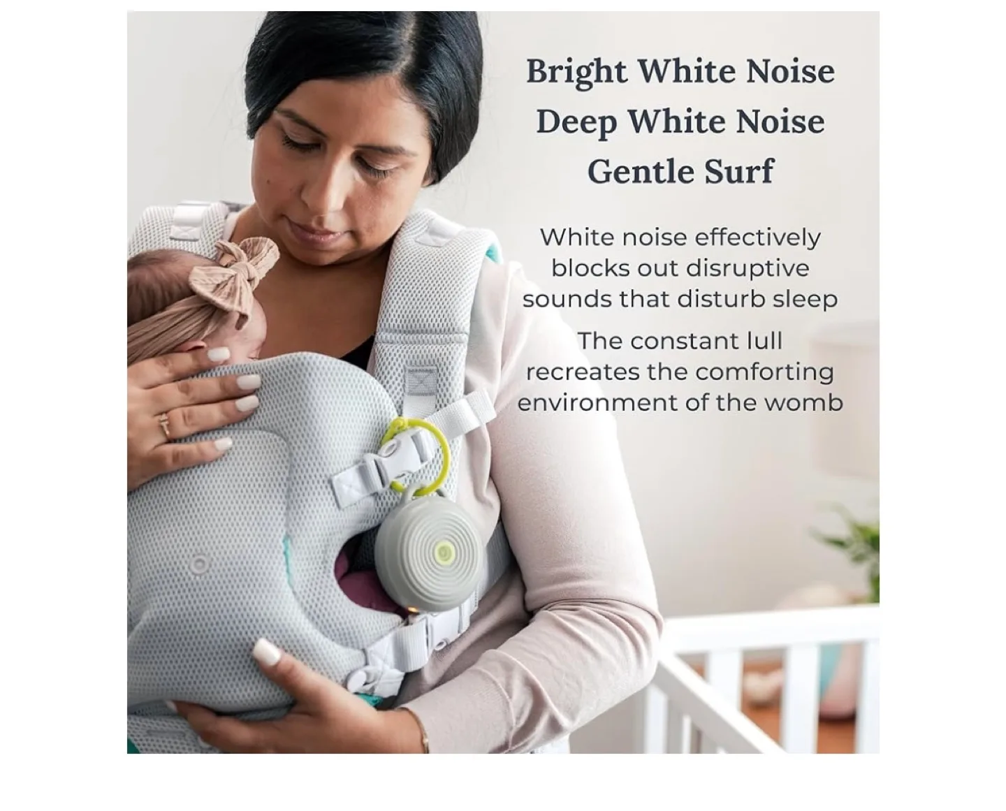 Yogasleep Hushh portable sound machine for baby image indicator(6)