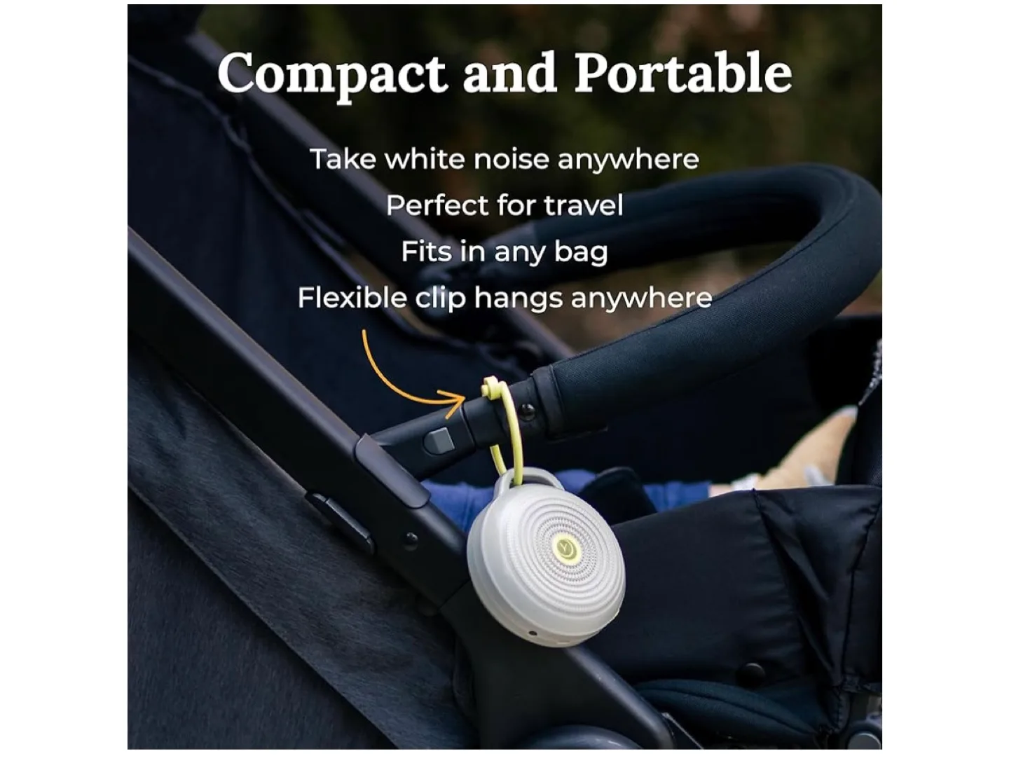 Yogasleep Hushh portable sound machine for baby image indicator(7)