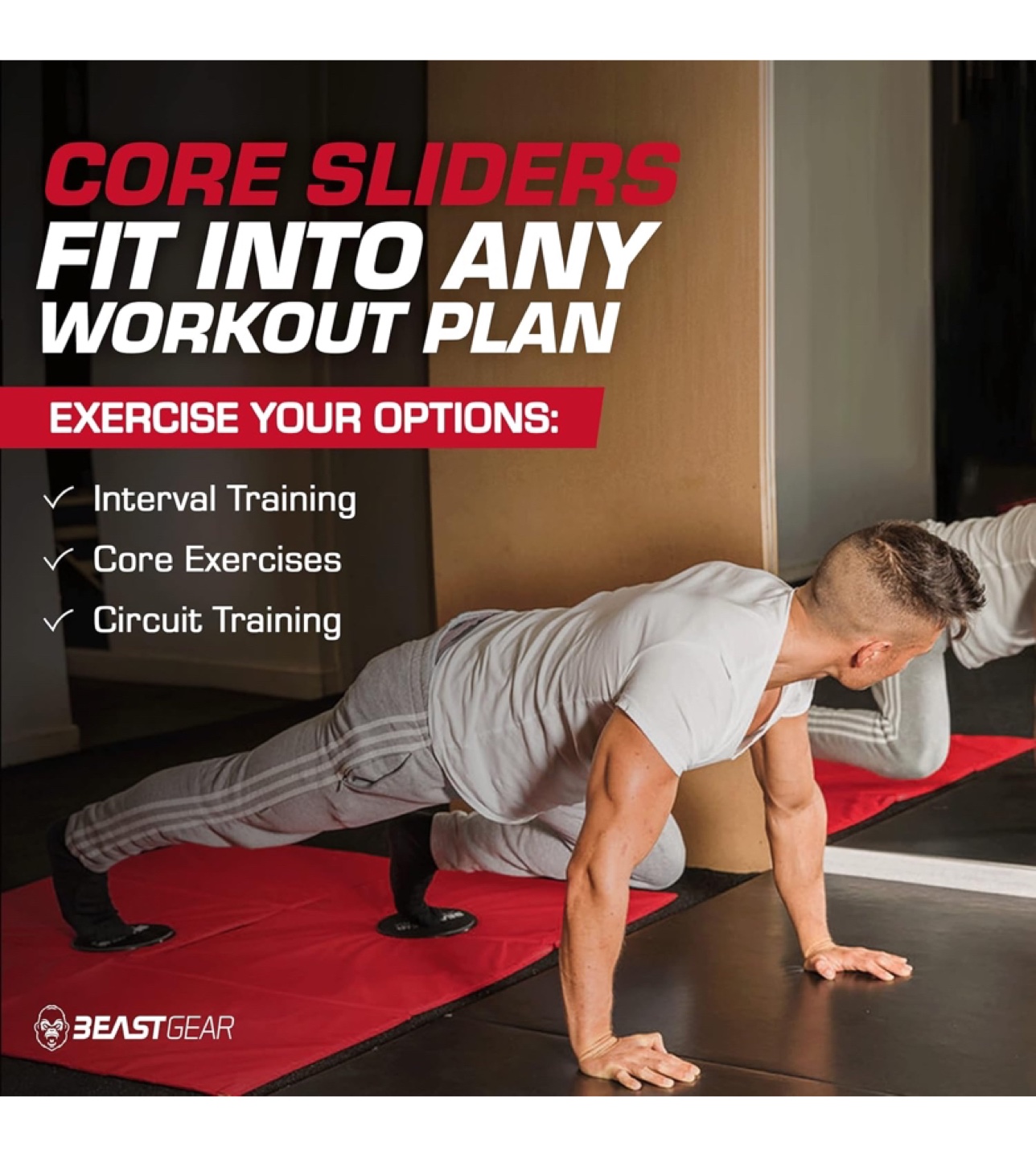 BeastGear Core Sliders - Double-Sided for Any Surface - photo 4