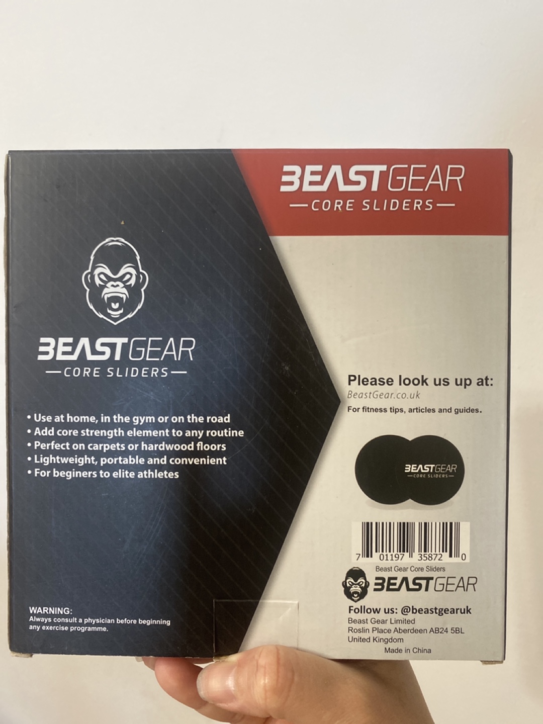 BeastGear Core Sliders - Double-Sided for Any Surface - photo 5