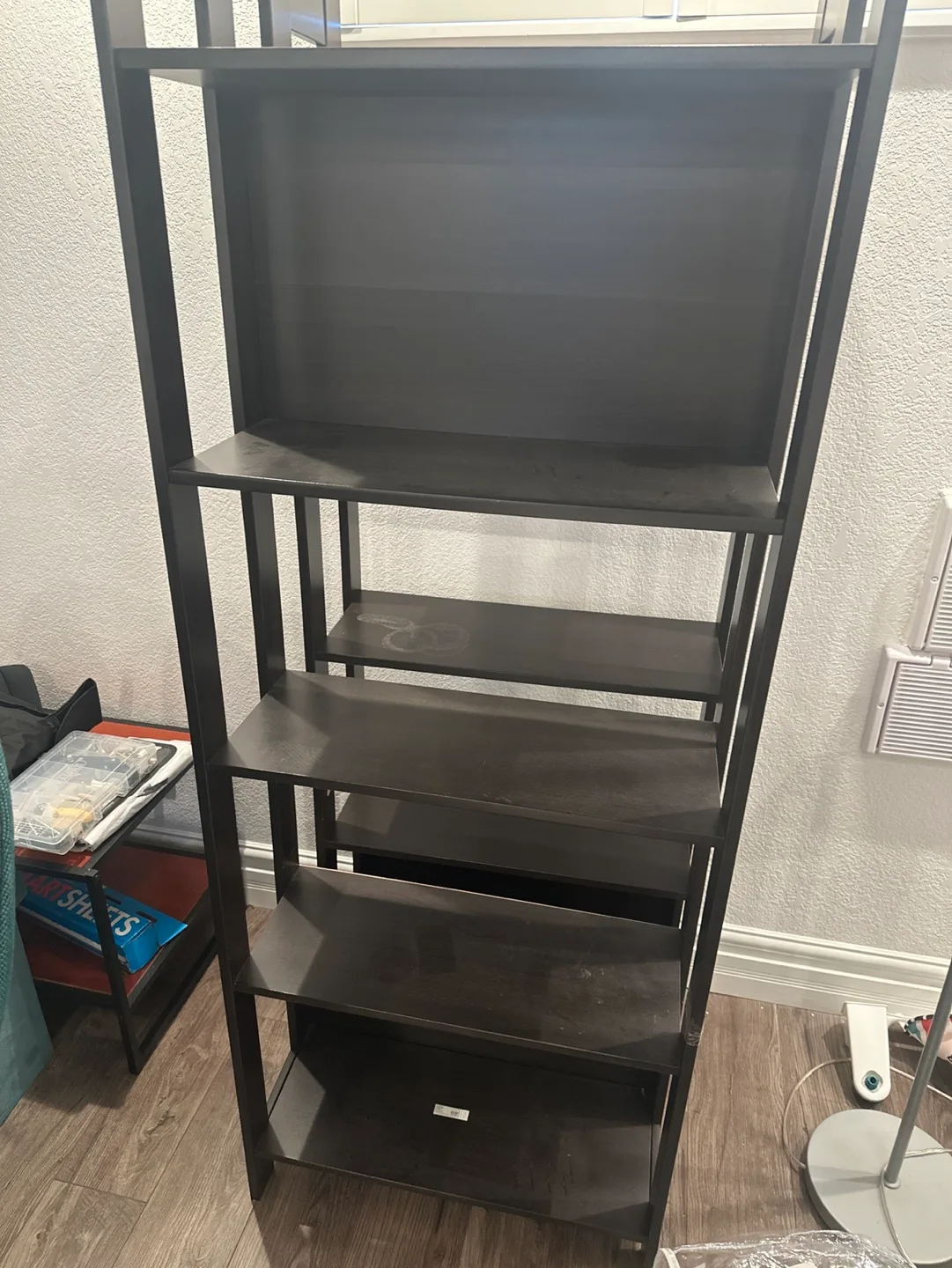 Pair of Dark Brown Bookcases- IKEA image indicator(4)