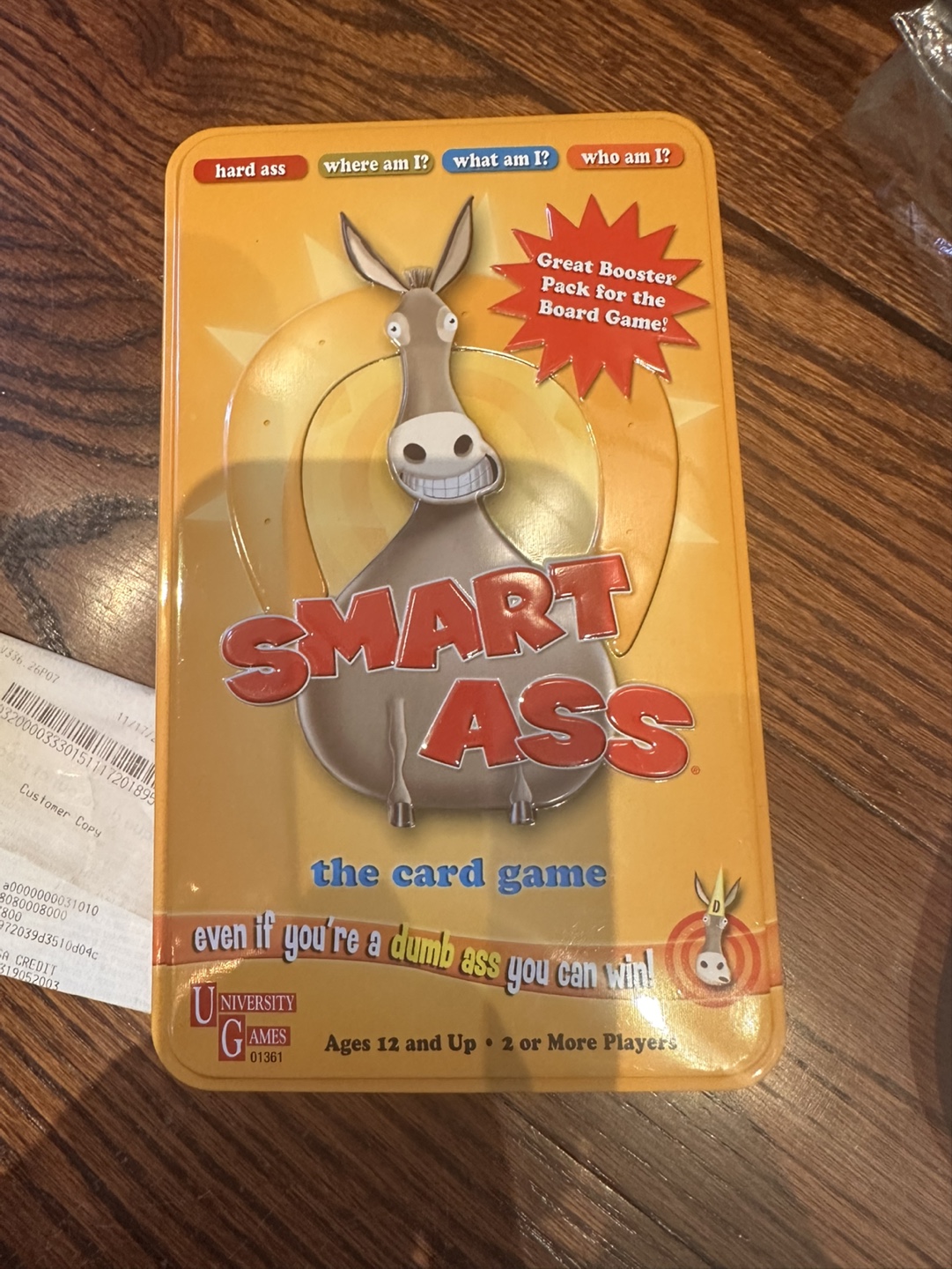 Games Codenames, Smart Ass, Scruples etc