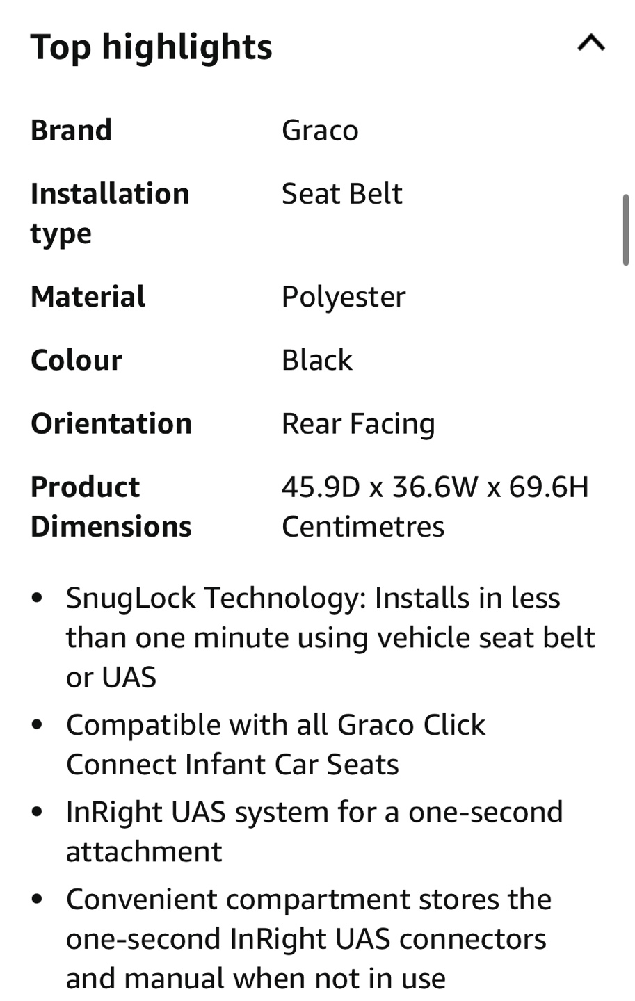 Graco SnugRide SnugLock Infant Car Seat Base - photo 4