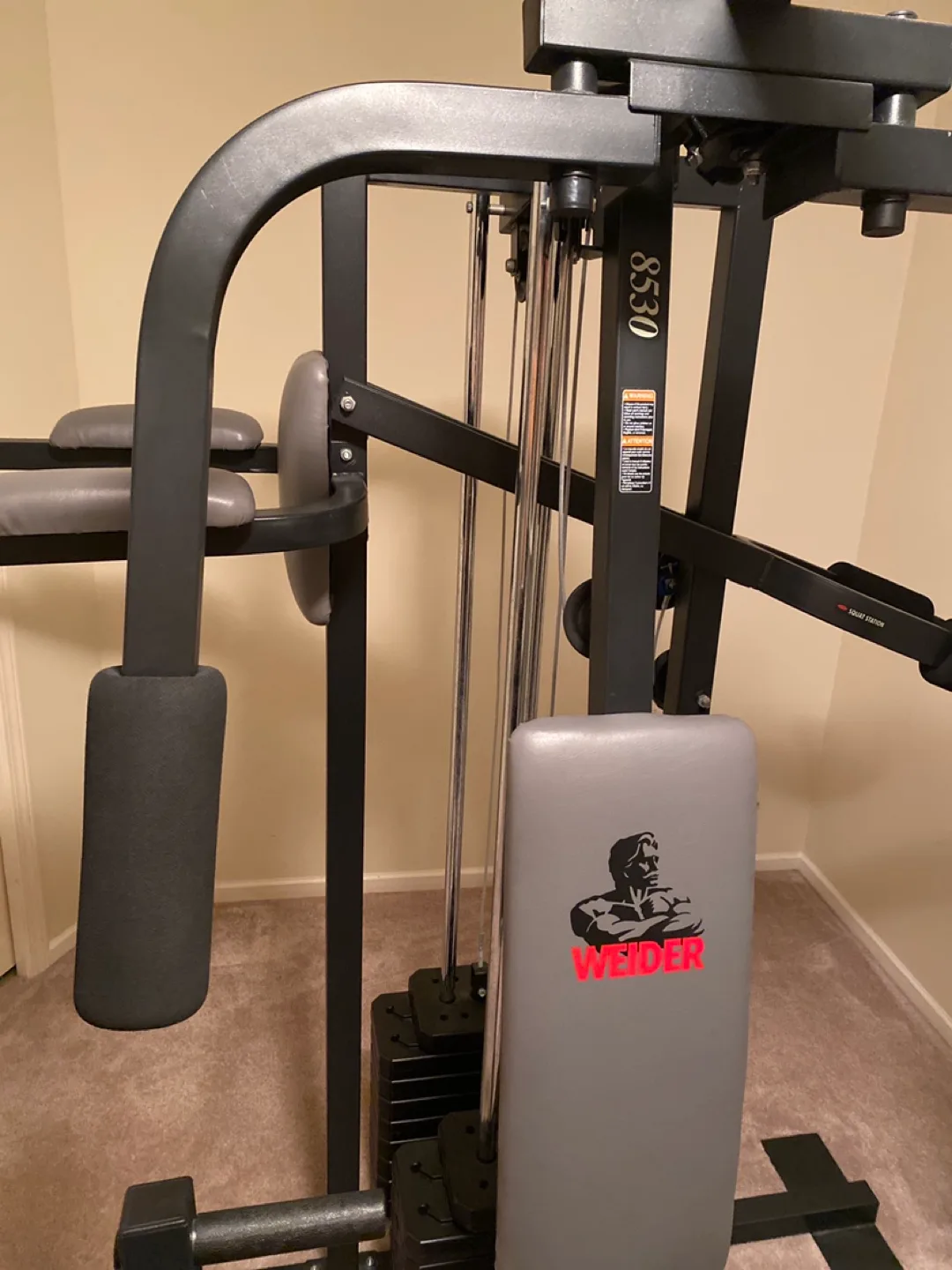Weider 8530 Home Gym image indicator(2)