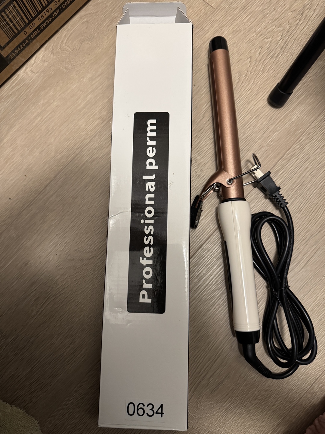 Rose Gold Curling Iron 1inch ceramic