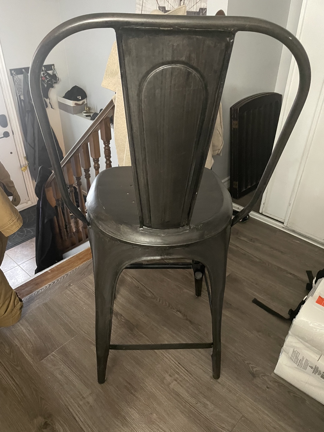 Industrial Round Dining Table and 4 Chair - photo 5