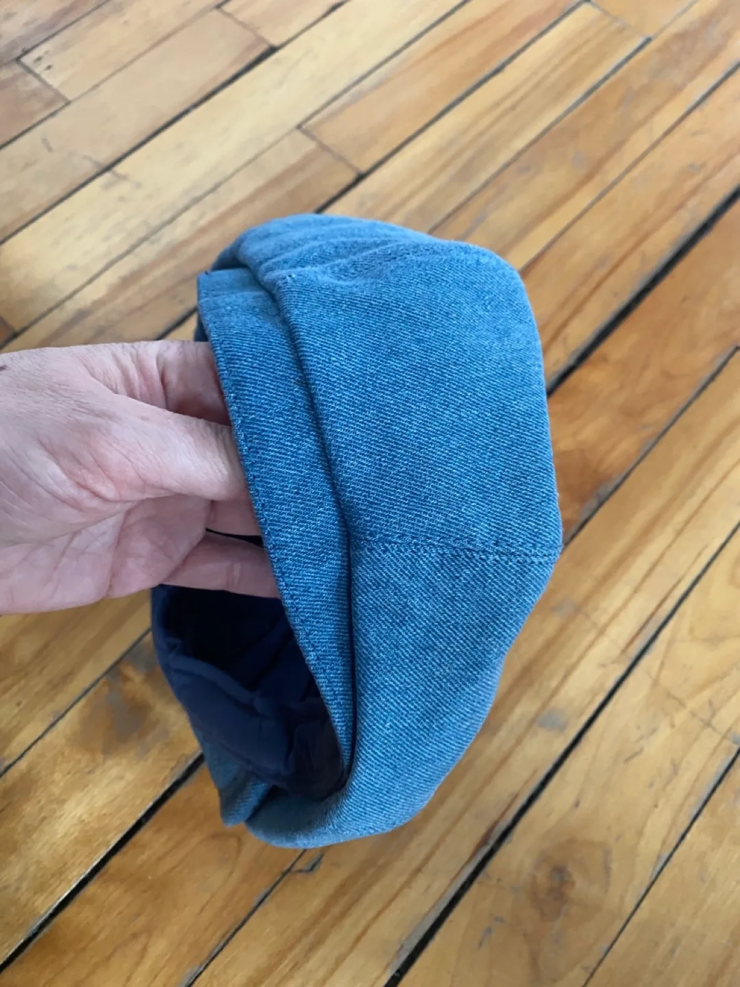 Blue Denim Newsboy Cap image indicator(3)