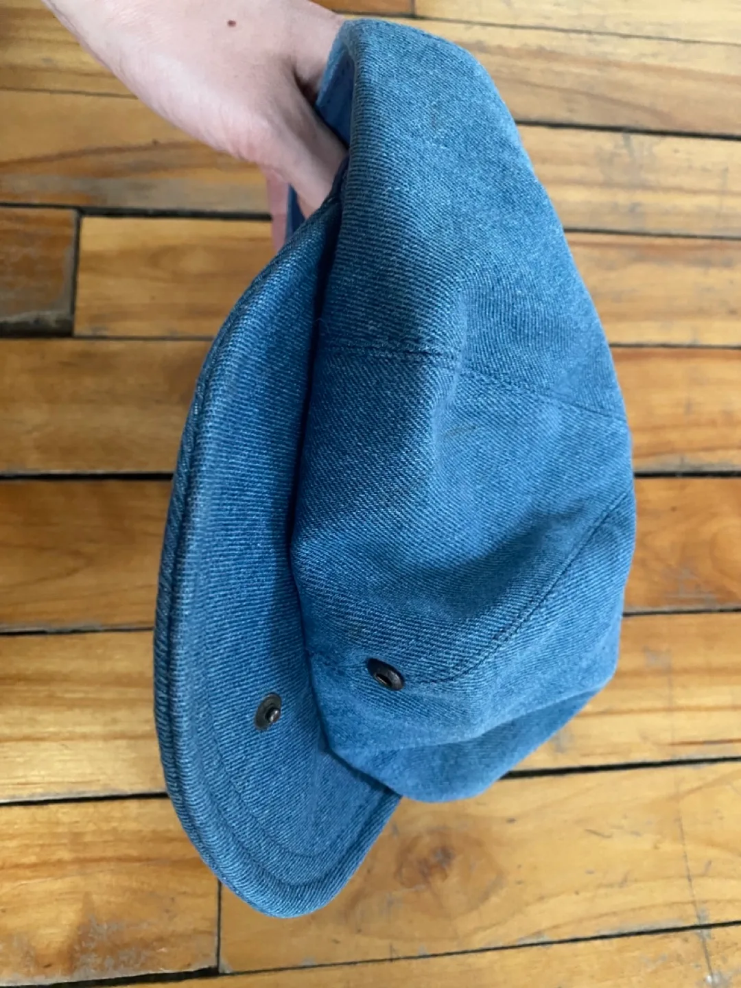 Blue Denim Newsboy Cap image indicator(4)