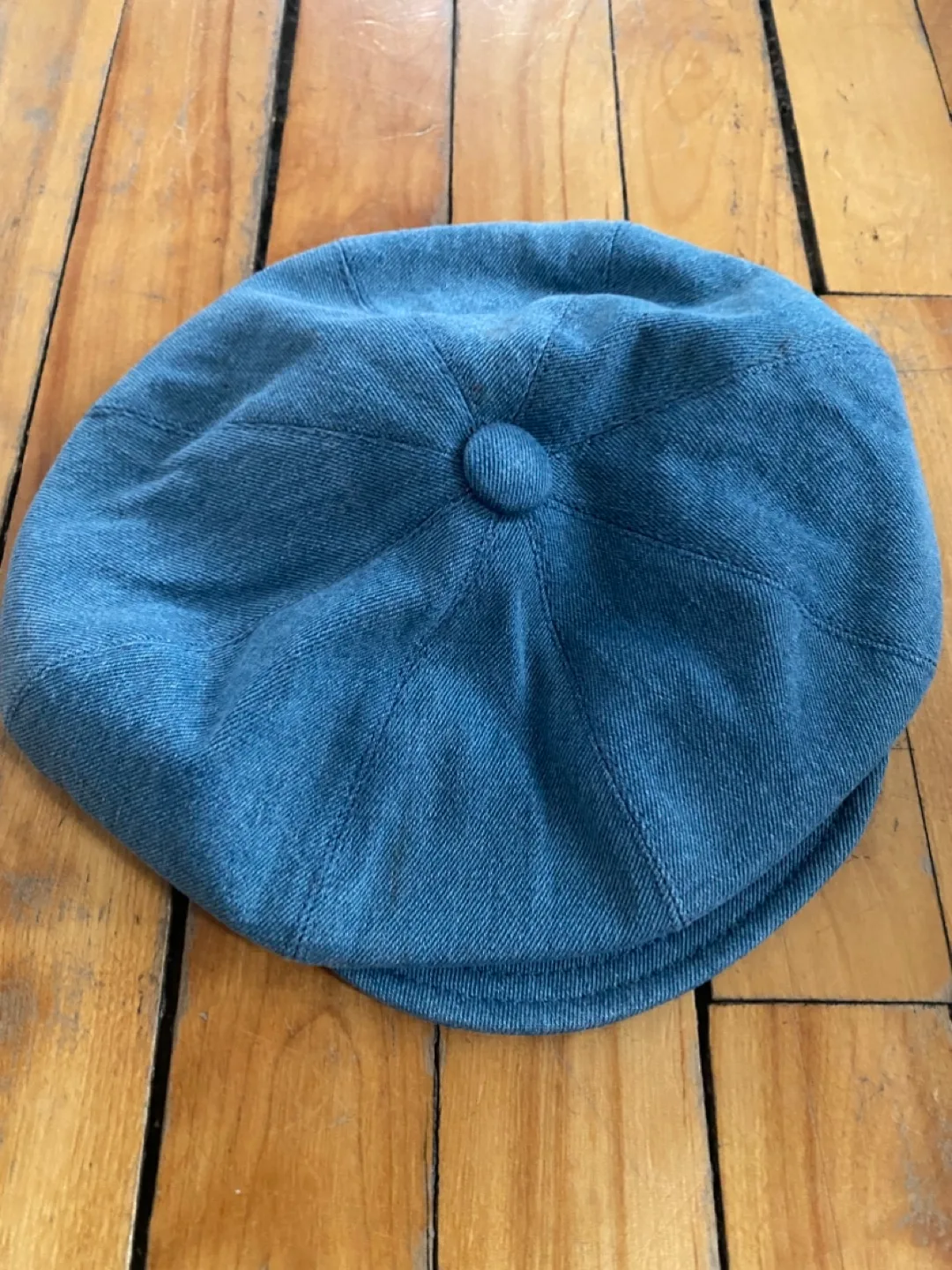 Blue Denim Newsboy Cap image indicator(6)