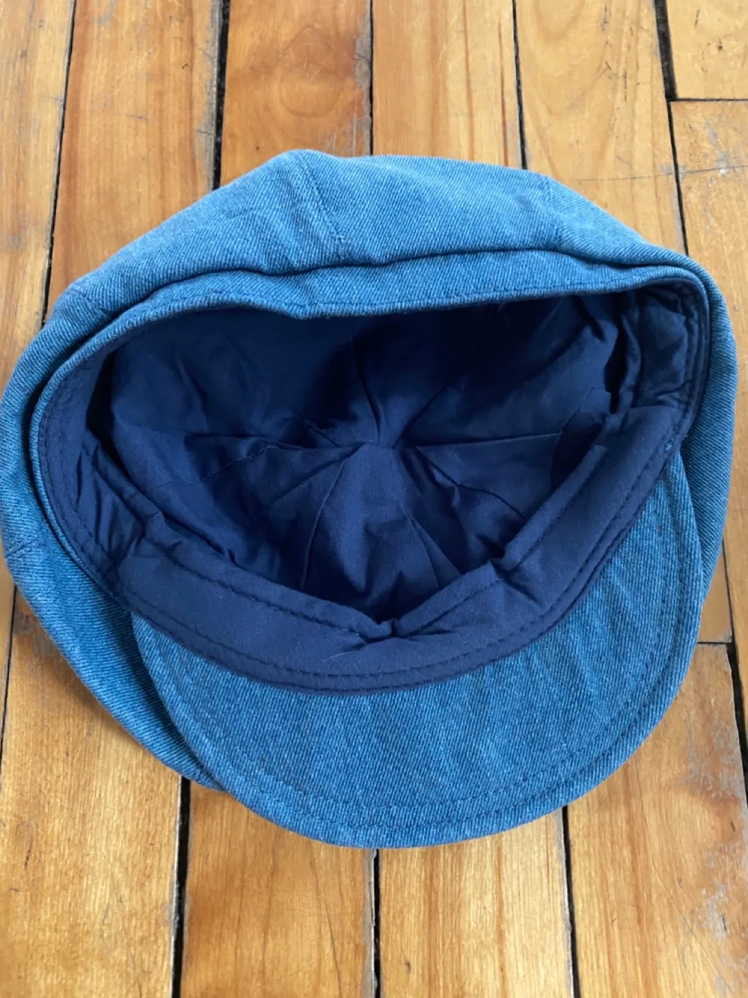 Blue Denim Newsboy Cap image indicator(5)