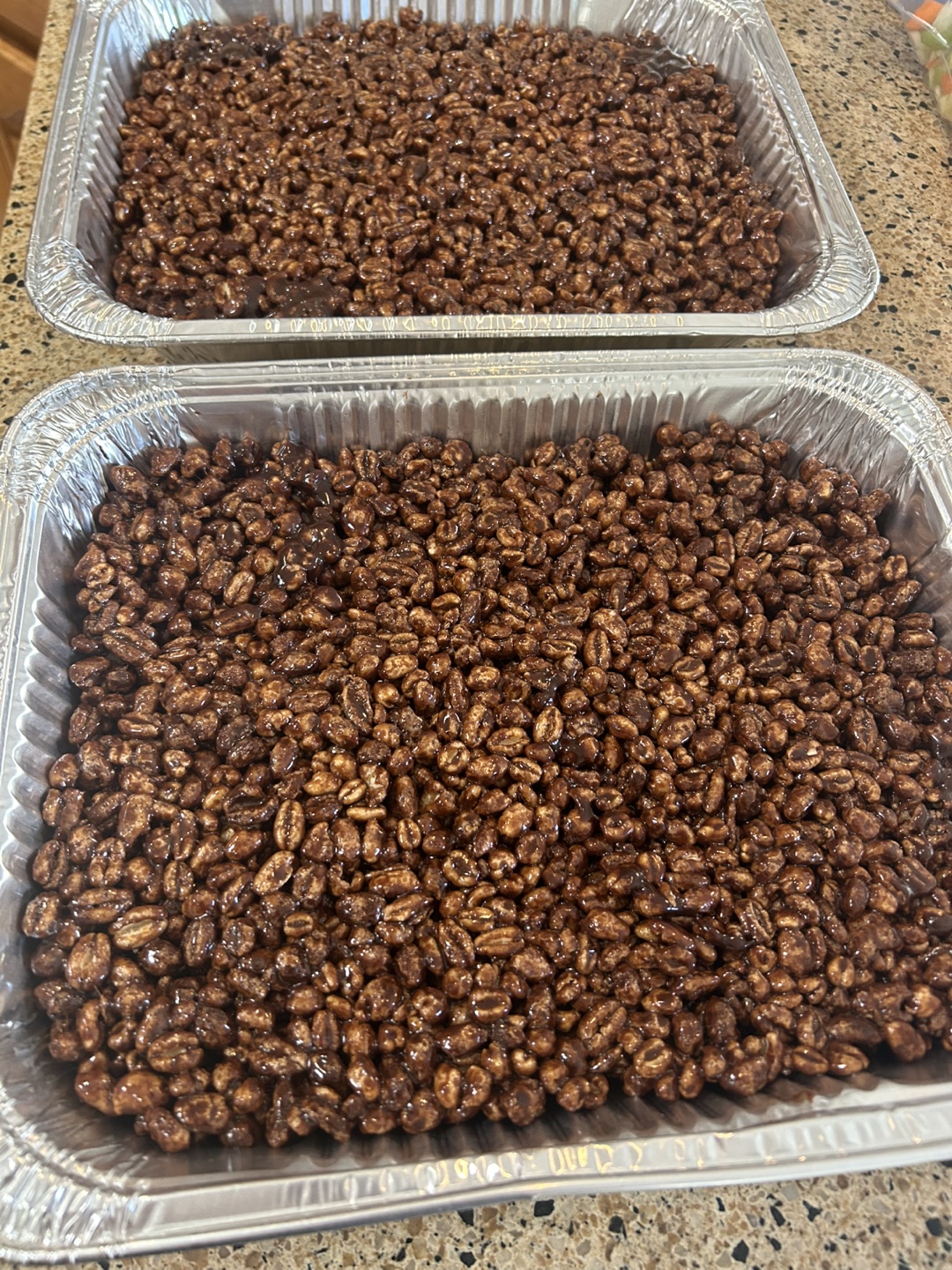 Homemade Chocolate Puffed Wheat Cake Squares - photo 2