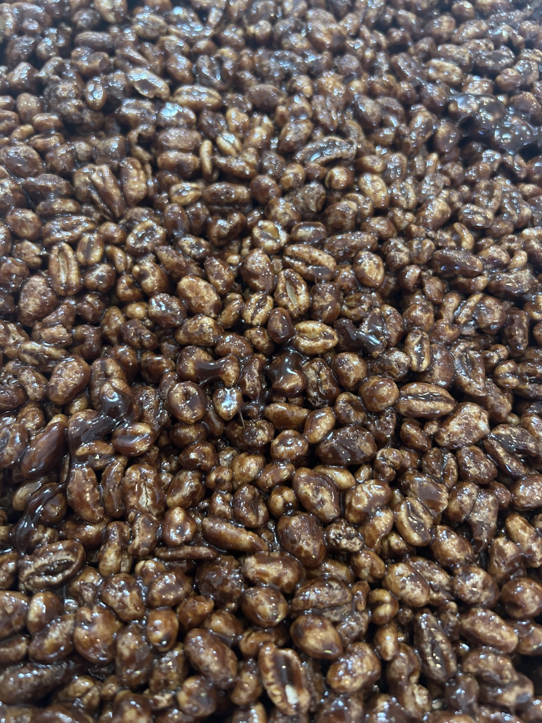 Homemade Chocolate Puffed Wheat Cake Squares - photo 3