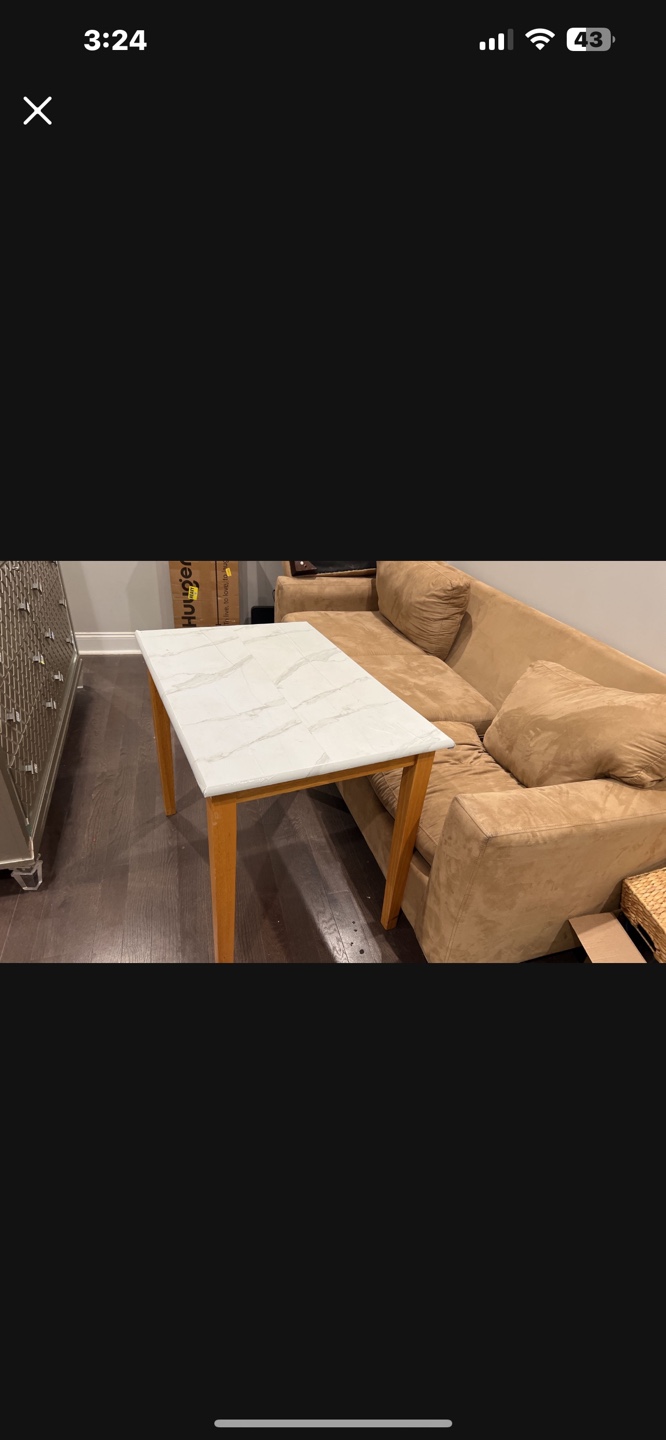 Small Marble-Top Table