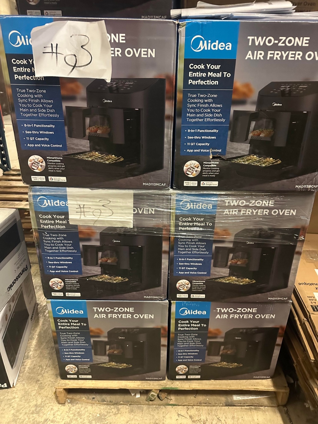 Midea Two-Zone Air Fryer Oven - Brand New
