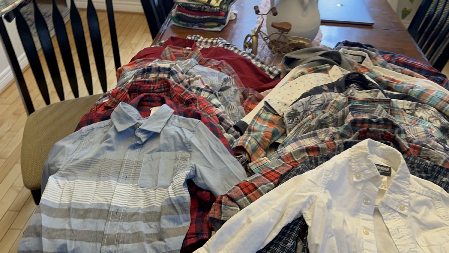 Bundle (26) of Boys' Size 4T & 5T Long Sleeve Shirts - photo 3