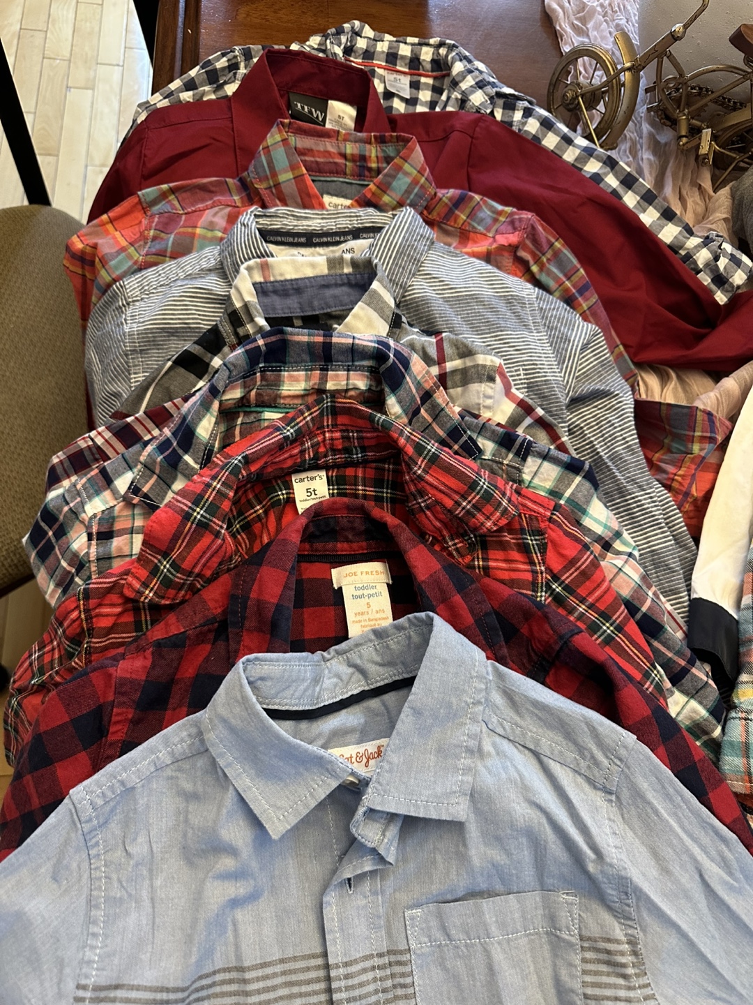 Bundle (26) of Boys' Size 4T & 5T Long Sleeve Shirts