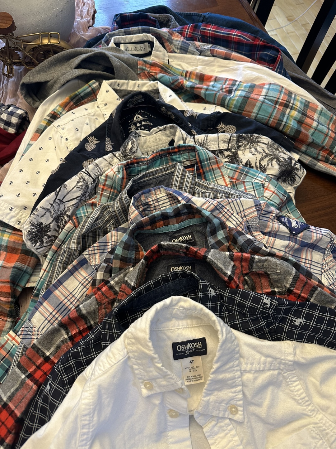 Bundle (26) of Boys' Size 4T & 5T Long Sleeve Shirts - photo 2