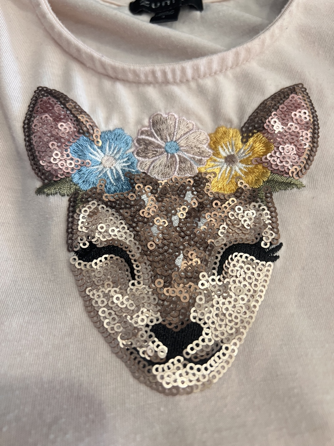 Girls' Zutano Sequin Deer Dress, Size 2T - photo 2