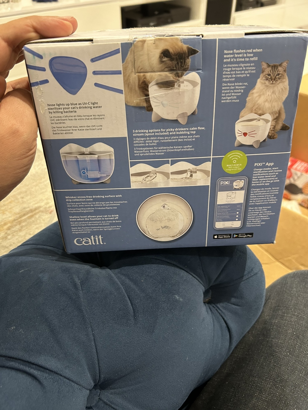 Catit PIXI Cat Water Fountain - Light Pink - photo 4