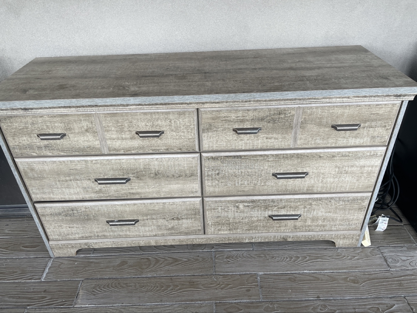6 -Drawer Dresser - Rustic Grey