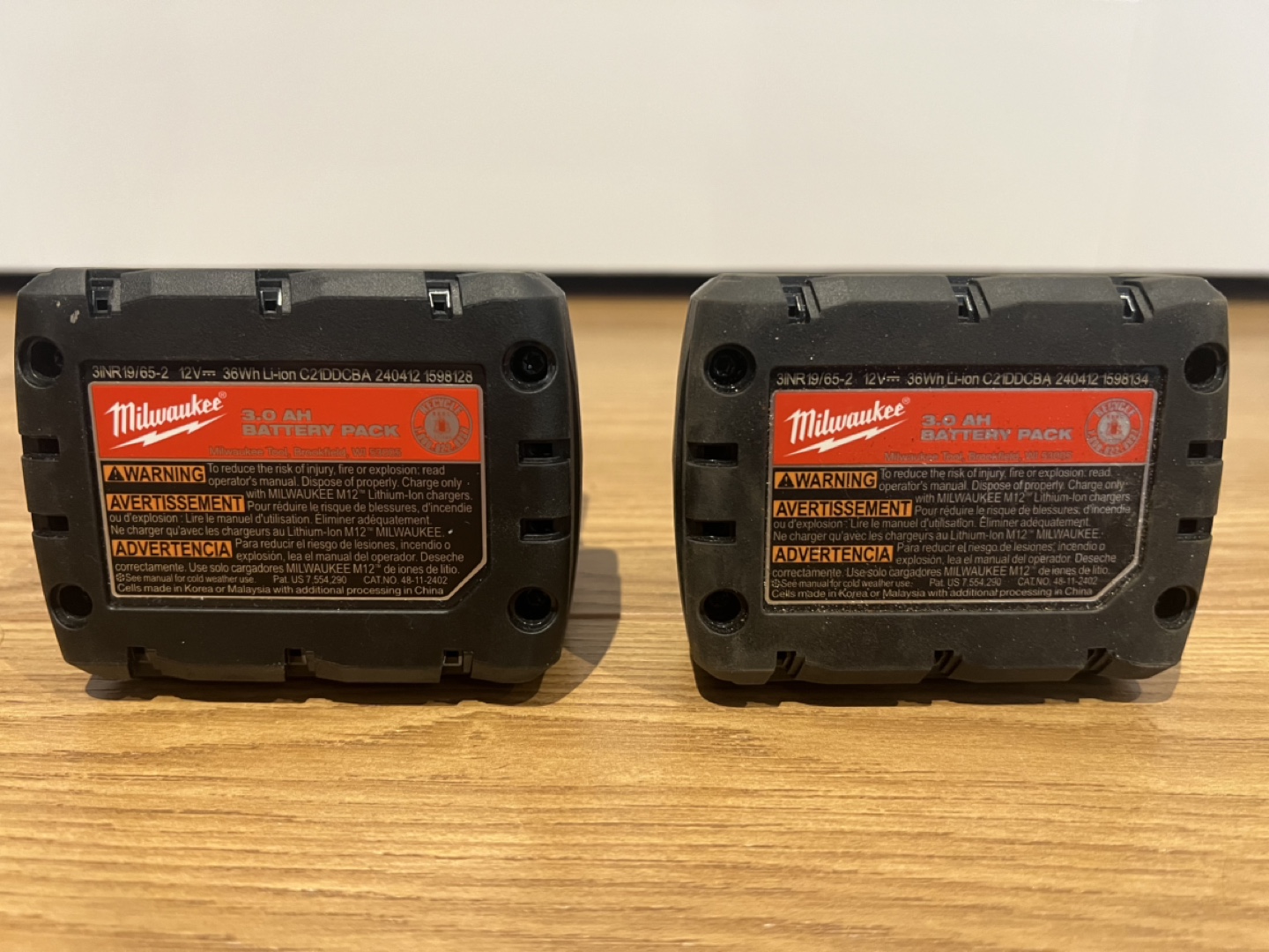 Milwaukee M12 RedLithium XC 3.0 Batteries (Pair) - photo 5