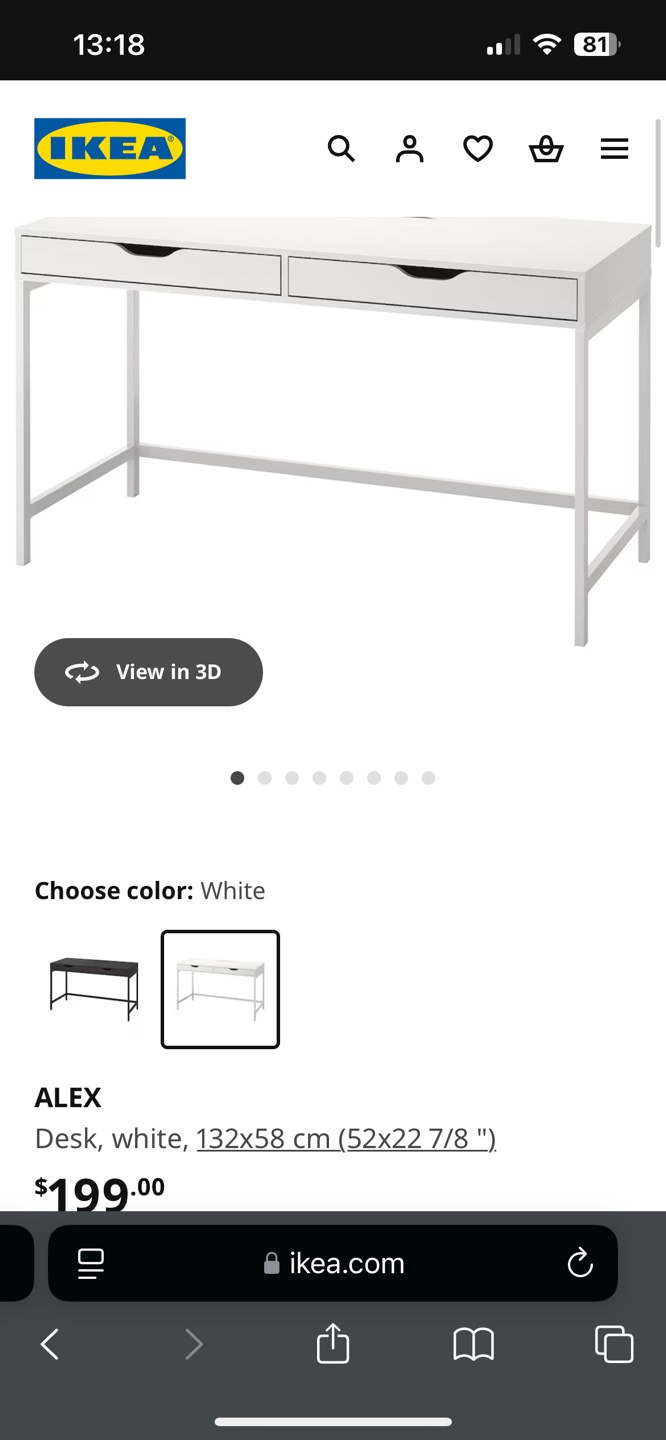 IKEA ALEX Desk - Green - photo 2