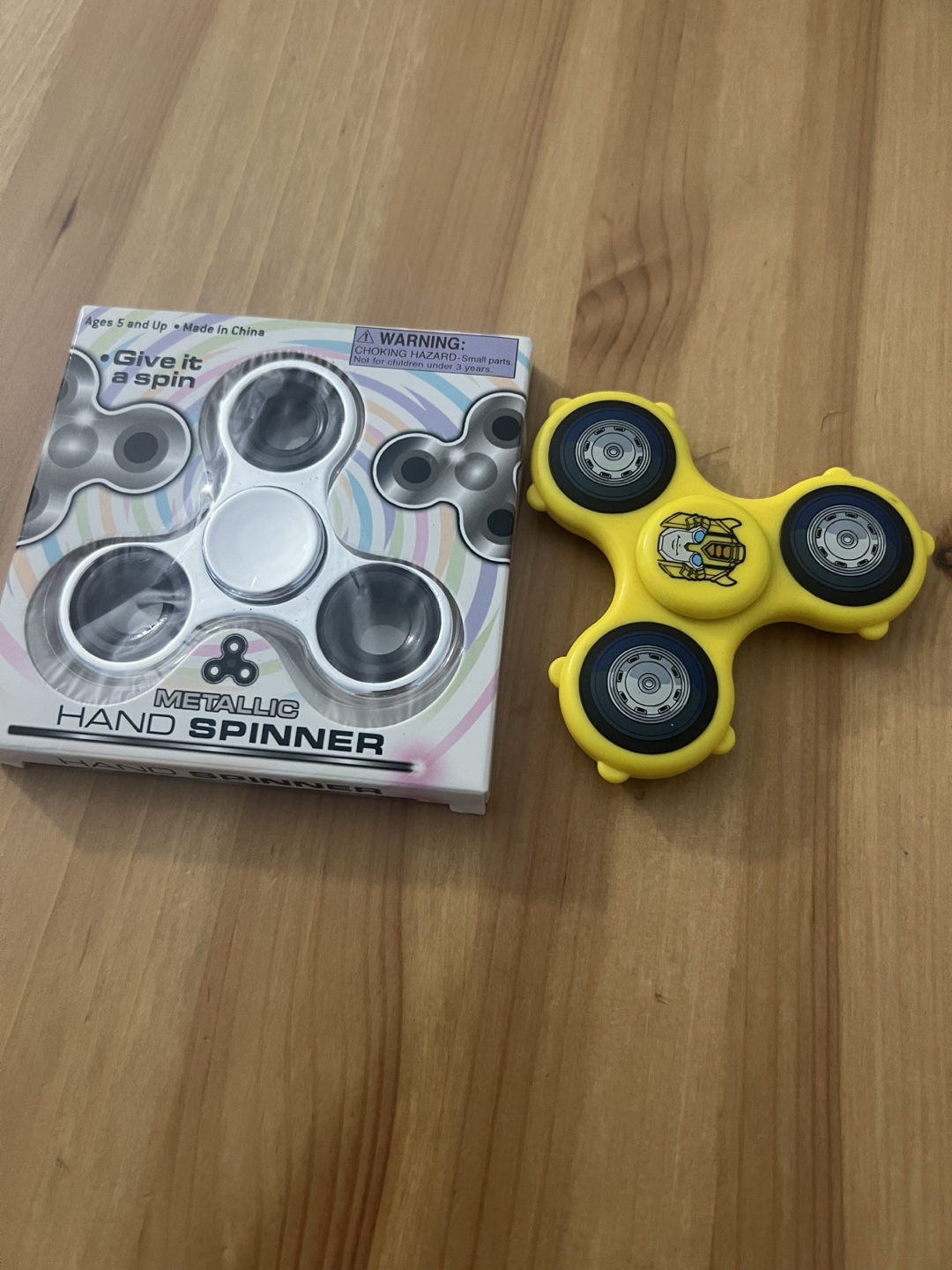 Metallic Hand Spinner + Bonus Spinner