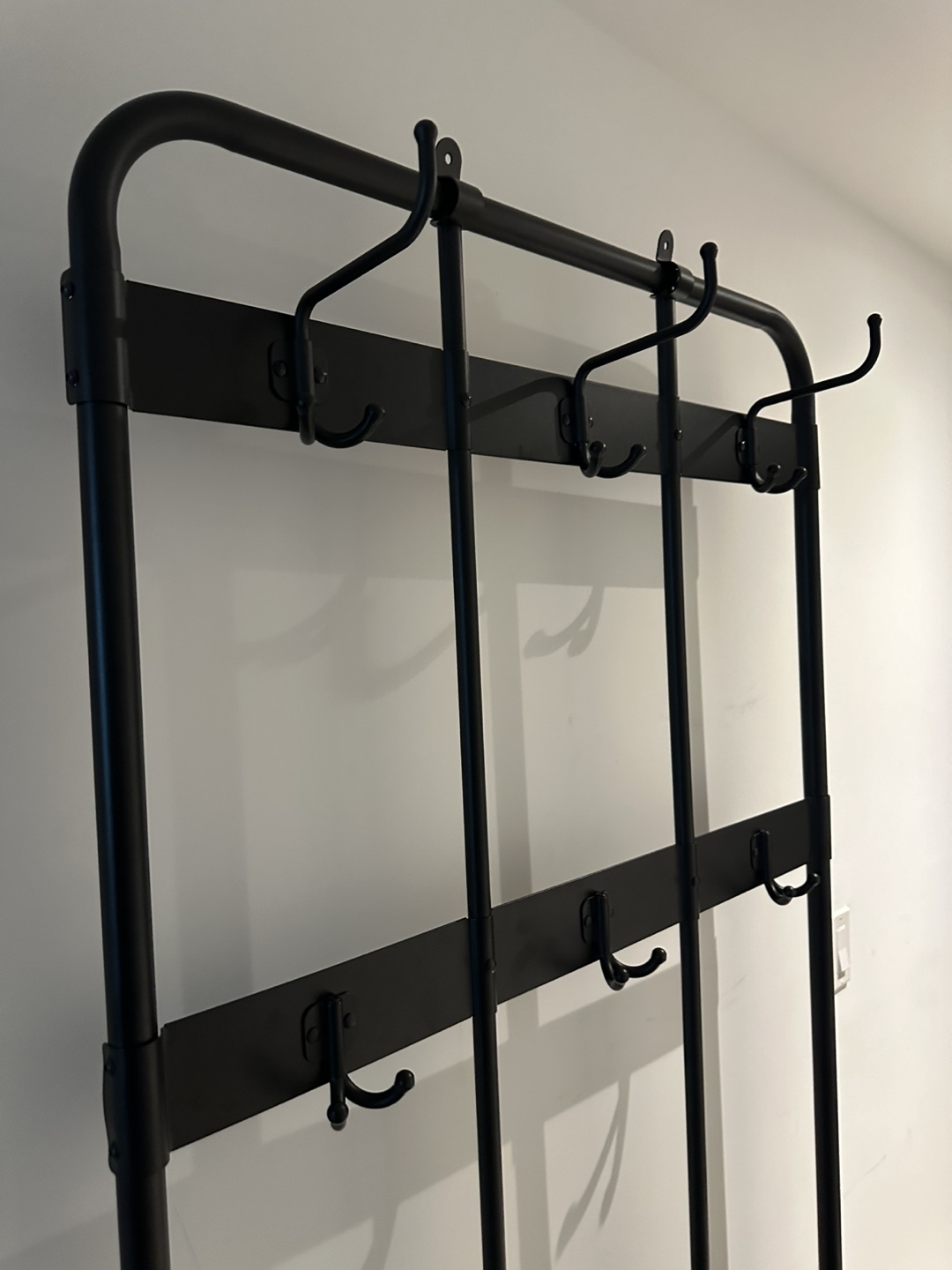 IKEA HEMNES Hall Tree with Shoe Rack - Black - photo 5