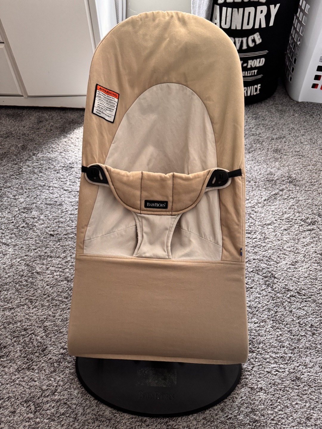 BabyBjorn Bliss Baby Bouncer - Beige - photo 2