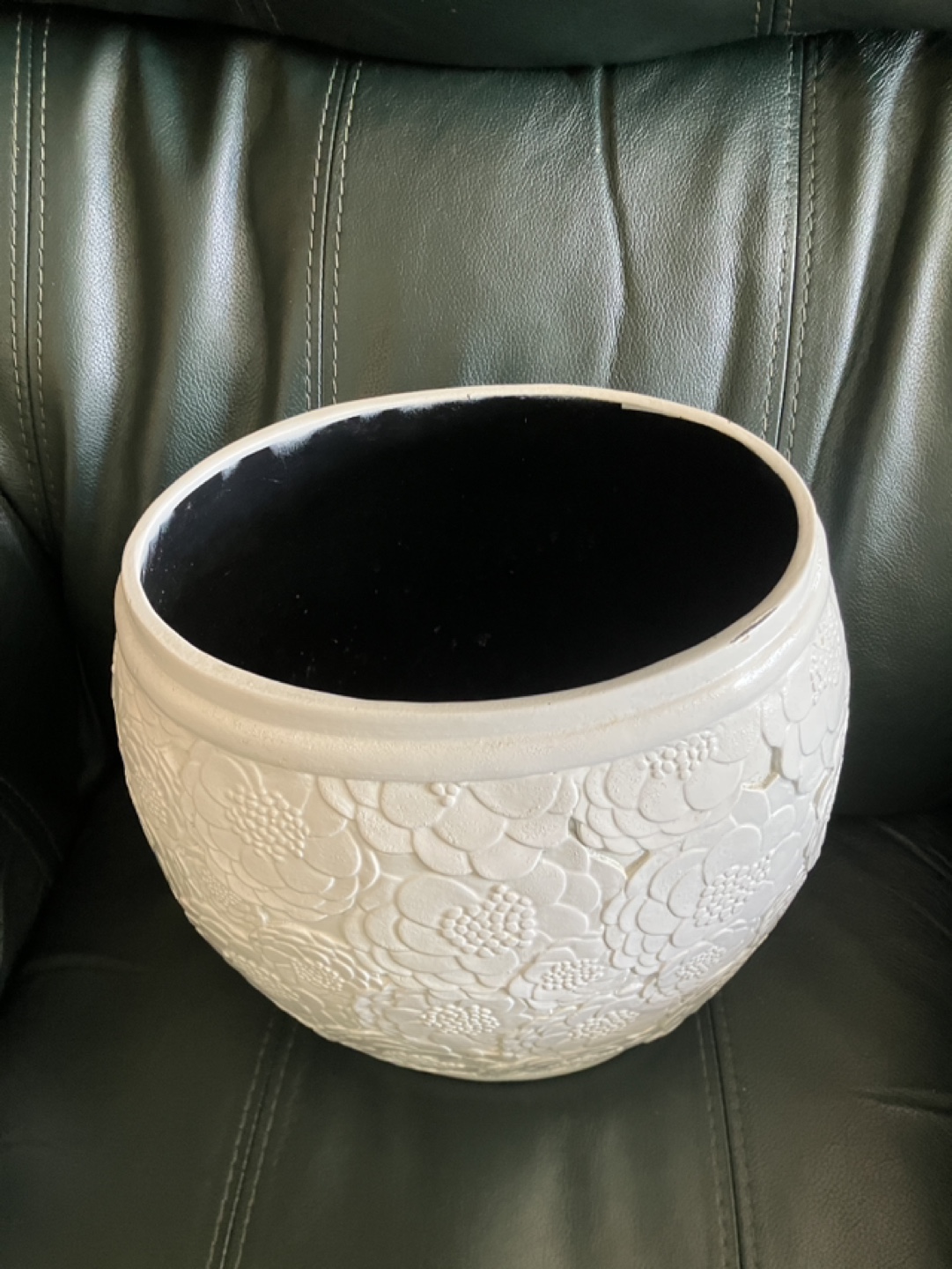 ART HOUSE 3D FLORAL,FLOWER VASE or TRASH CAN,WASTE BASKET, - photo 4