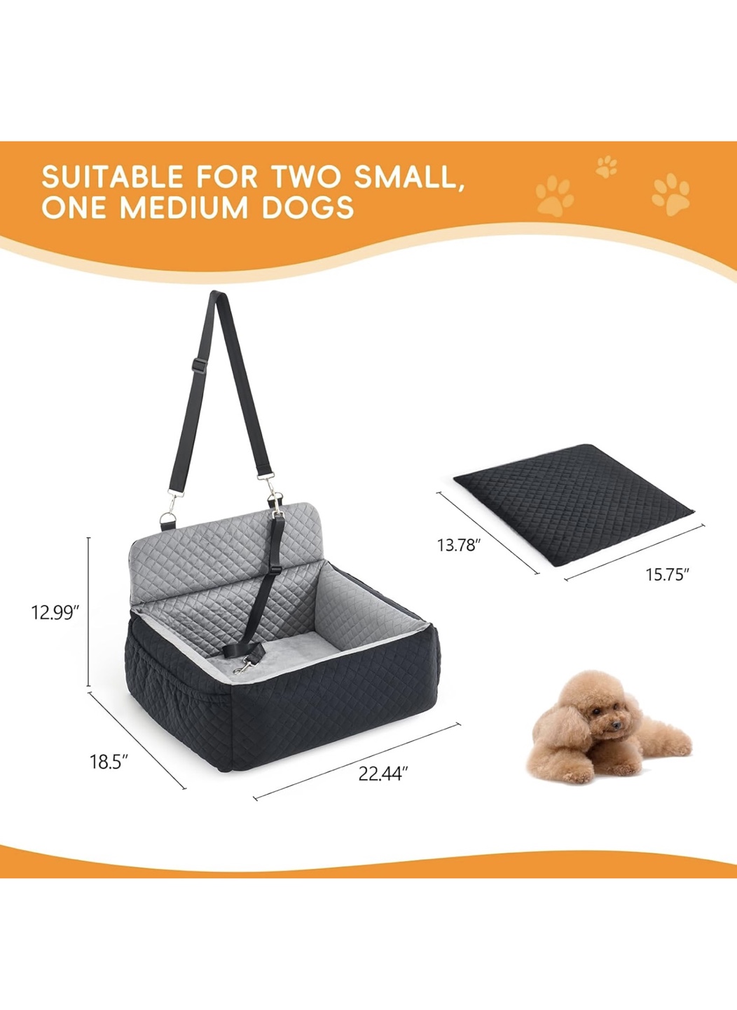 Dog Car Seat for Medium Dogs Brand New