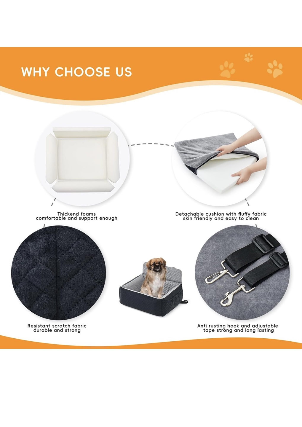 Dog Car Seat for Medium Dogs Brand New - photo 3