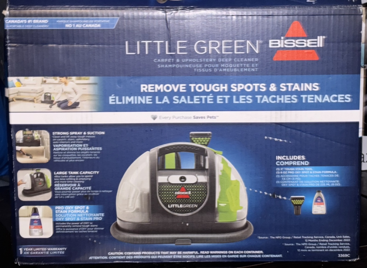 Bissell Little Green Carpet and Upholstery Deep Cleaner