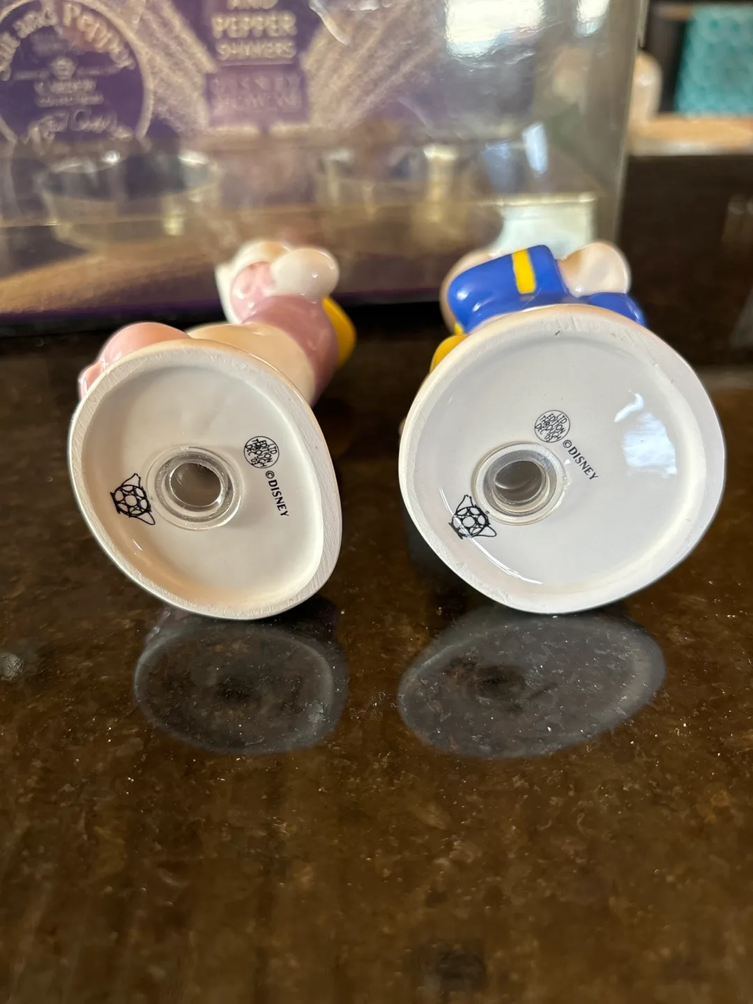 Disney Showcase Donald + Daisy Salt & Pepper Shakers image indicator(2)