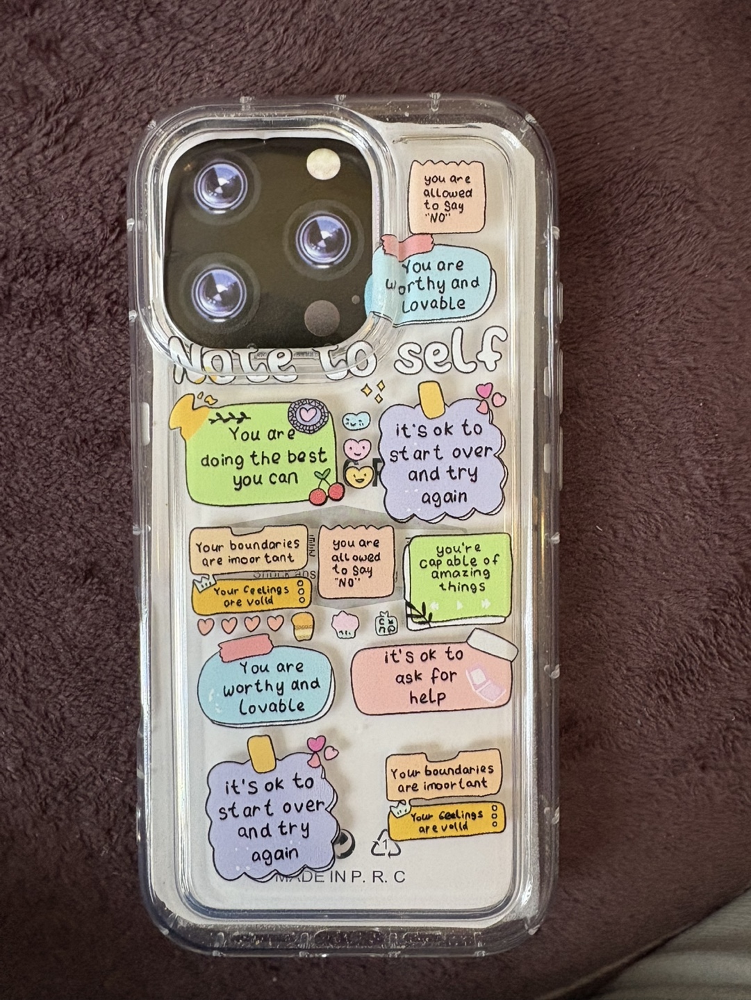 iPhone 16 Pro  - Note to Self Design