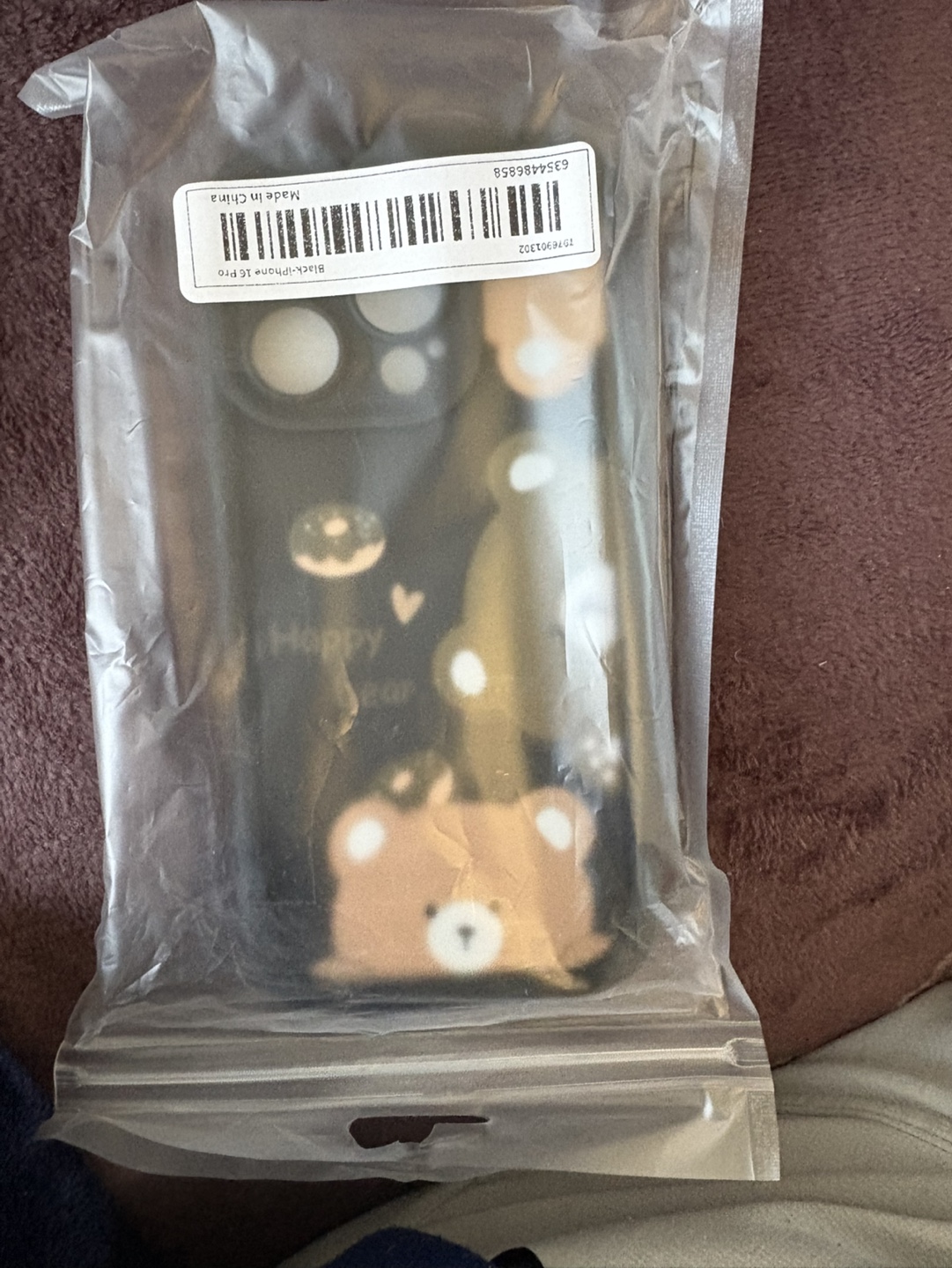 Cute Bear iPhone 16 Pro Phone Case - photo 3