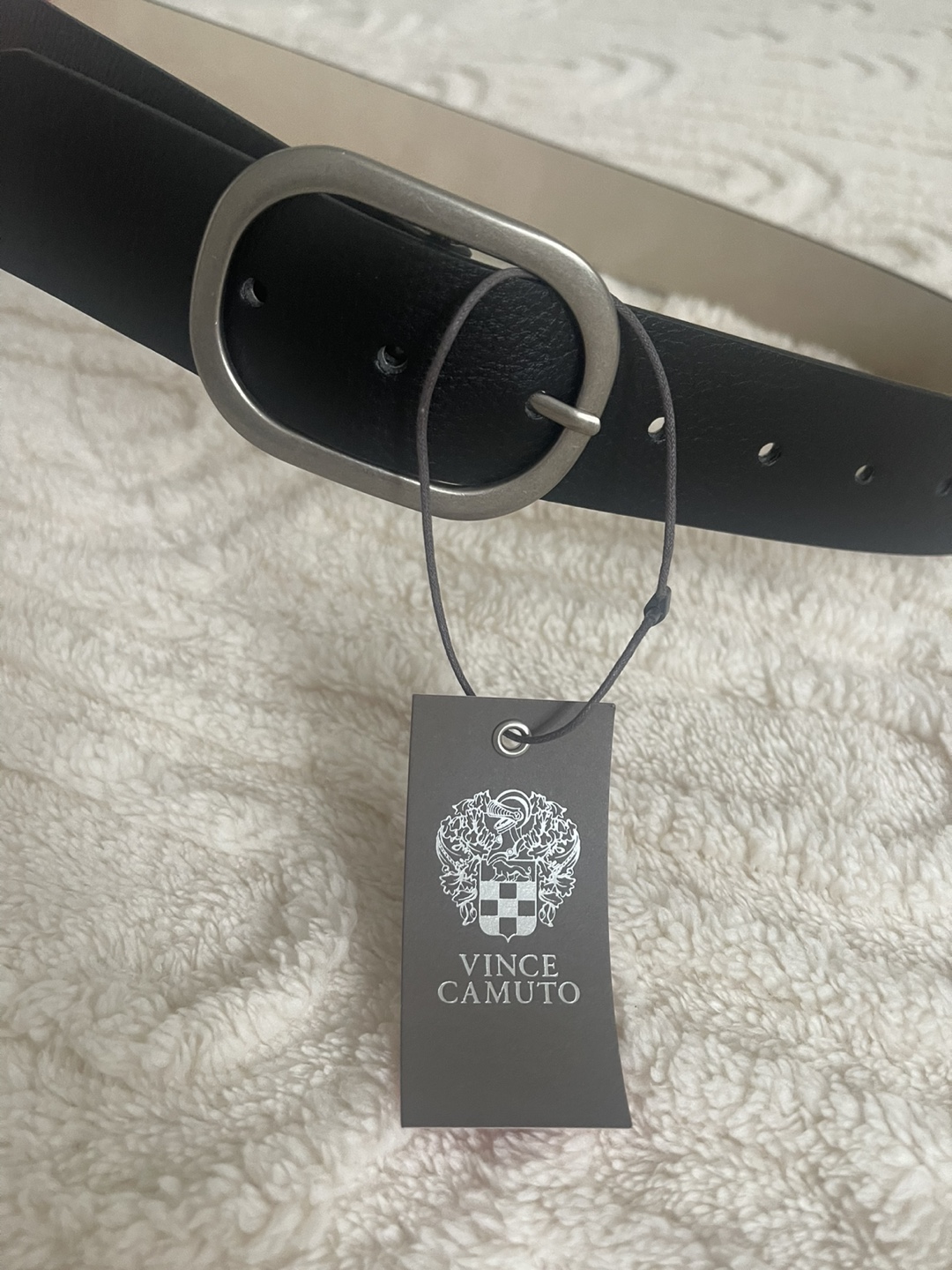 Vince Camuto Black Leather Belt - photo 2