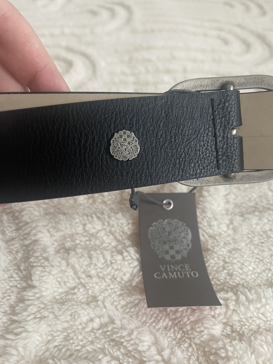 Vince Camuto Black Leather Belt - photo 4