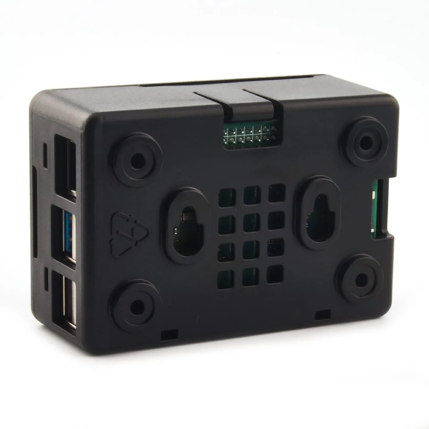 NEW HighPi Raspberry Pi Case for Pi4, Black image indicator(4)