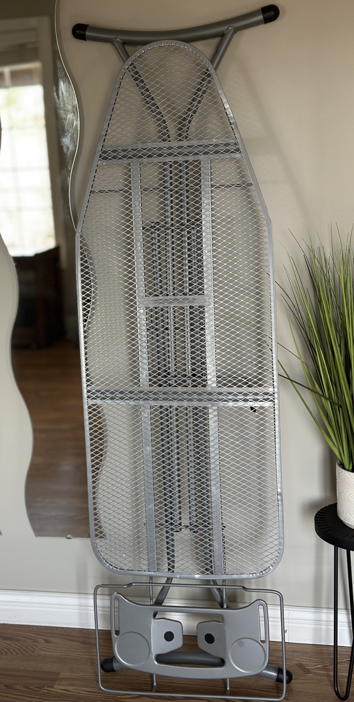 Ironing Board with Shelf - Grey Metal
